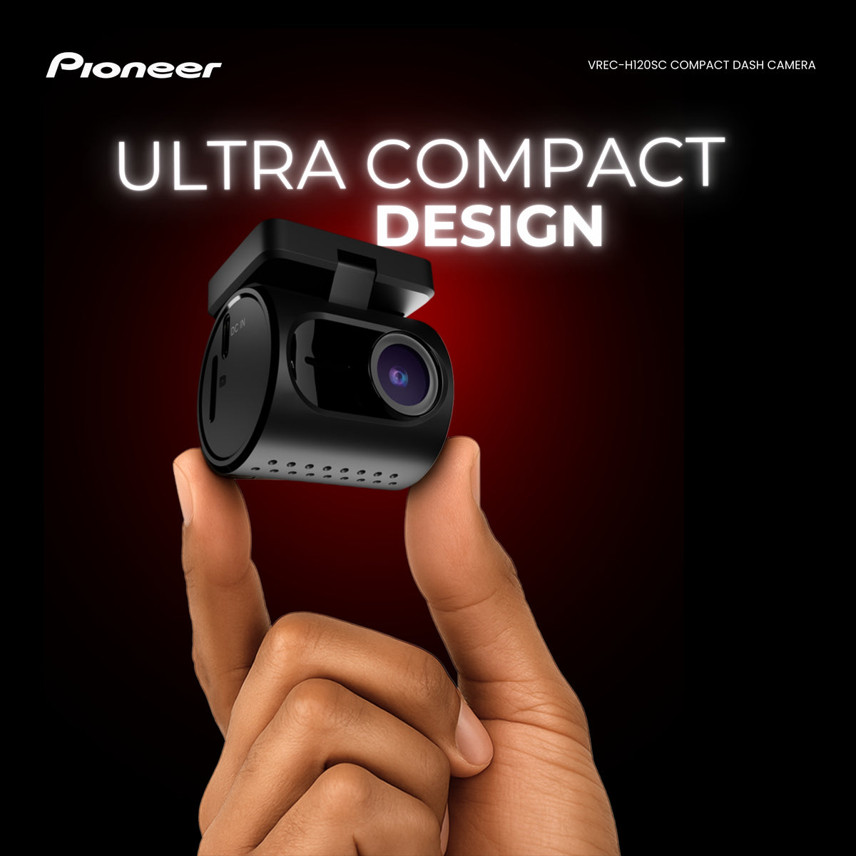Pioneer VREC-H120SC compact front dash camera – product image 7