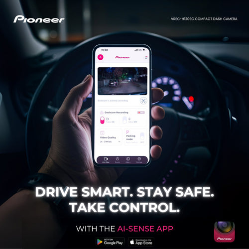 Pioneer VREC-H120SC compact front dash camera – product image 1
