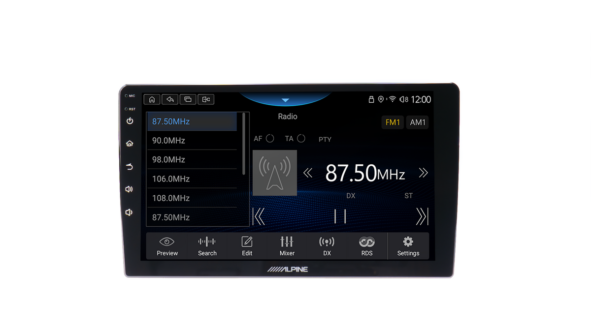Alpine INE-AW409S – Radio
