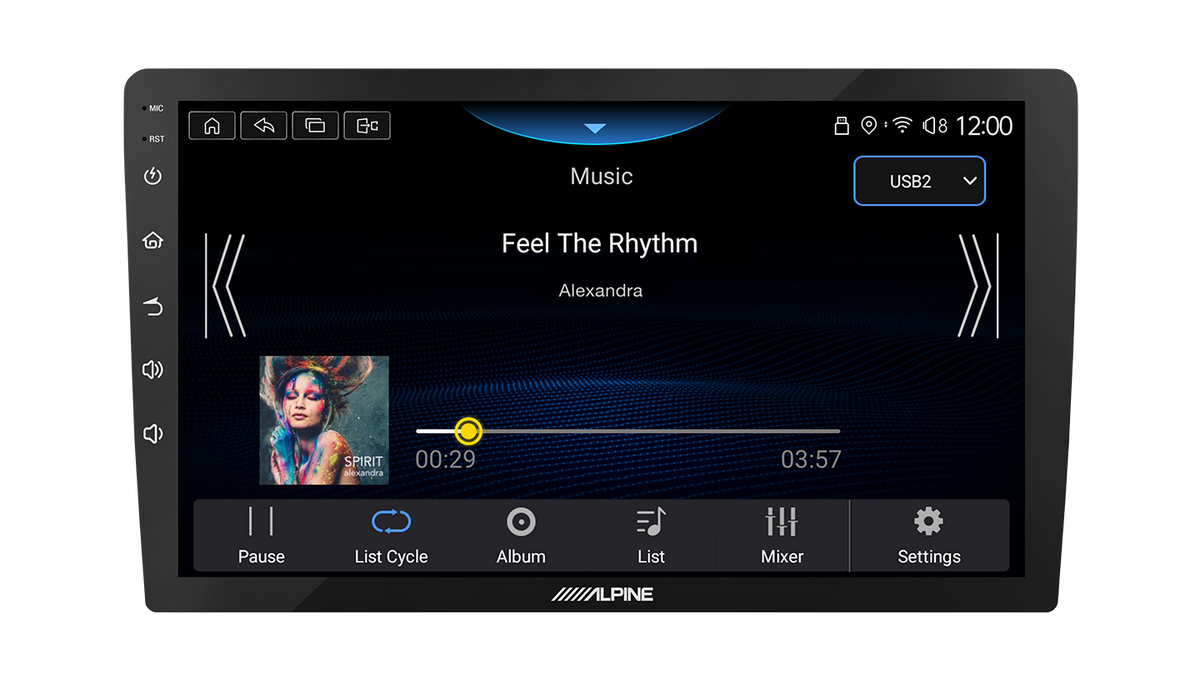 Alpine INE-AW409S – USB Music