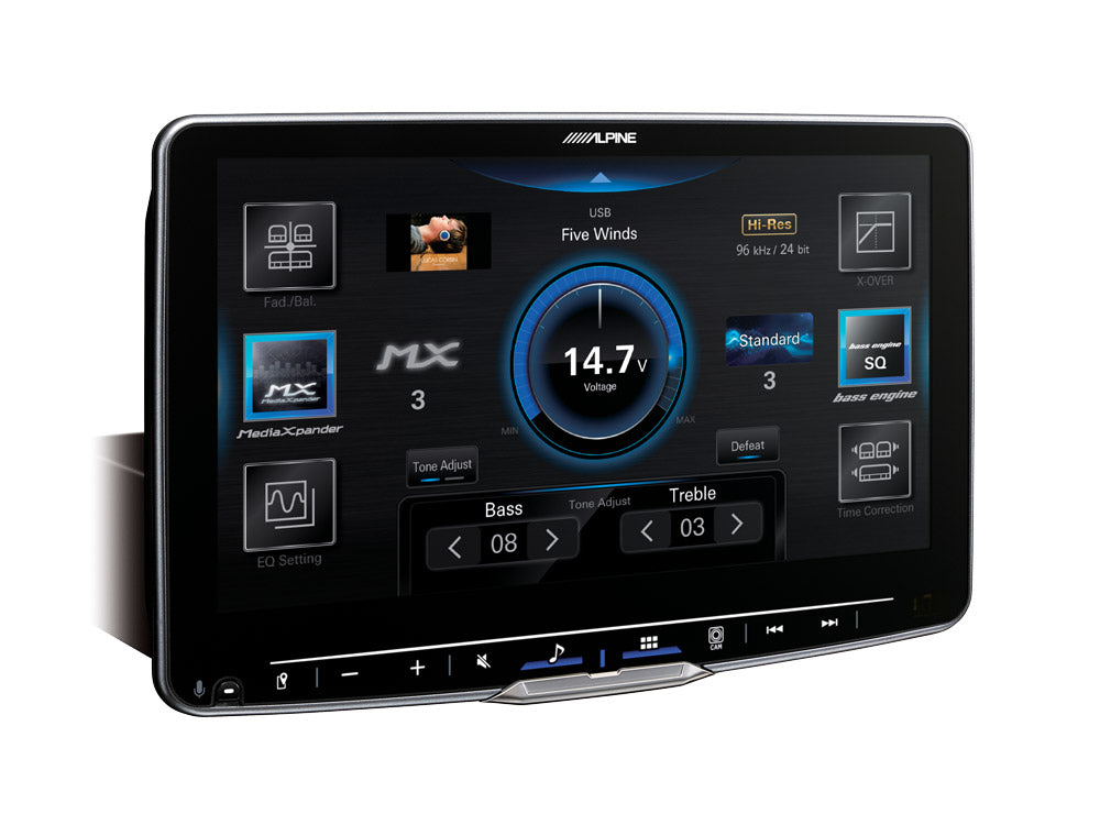 iLX-F905D Alpine Halo9 – 9-Inch Media Receiver, featuring DAB+ digital radio, Apple CarPlay and Android Auto compatibility
