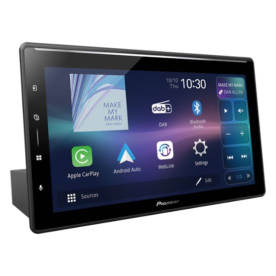 SPH-EVO107DAB Pioneer 10.1" Ultra Large HD Multi-Touchscreen Car Stereo Wireless Apple CarPlay and Android Auto