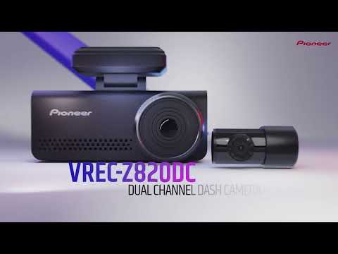Pioneer VREC-Z820DC 4K Front and Rear Dash Cam
