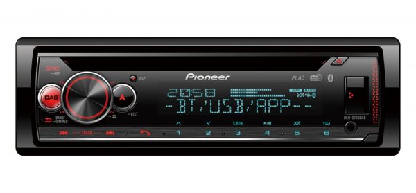 Pioneer DEH-S720DAB Bluetooth and DAB Single Din Radio - Image 2
