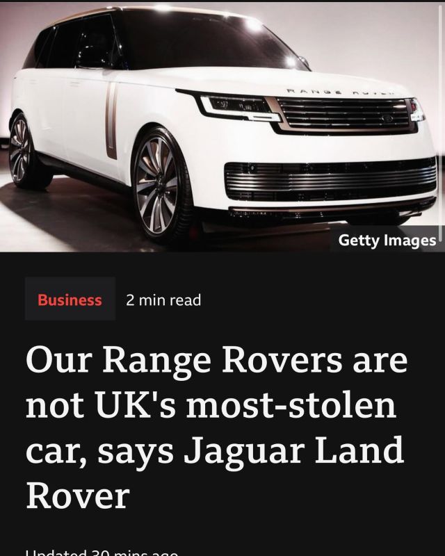 Hmmmm…. If they’re not the UK’s most stolen brand, they’re certainly close!!  Thankfully, if you’re a Land Rover owner, there’s no need to panic just yet.  Just contact us to book your pride and joy in for an Autowatch Ghost - the most effective anti-theft device on the market.  We do them every week - mainly on Land Rovers!  You’re in safe hands with Base Systems. 👍🏻  #ServiceBeyondTheCall #AudioUpgrade #CarAudio #SatNav #DoubleDin #Professional #ProfessionalInstallation #VehicleElectronics #InCarEntertainment #ICE #CarStereo #CarAudioDealer #CarAudioInstallation #CarTechnology #CarPlay #AndroidAuto #AutowatchGhost #InsuranceApproved @autowatchukltd