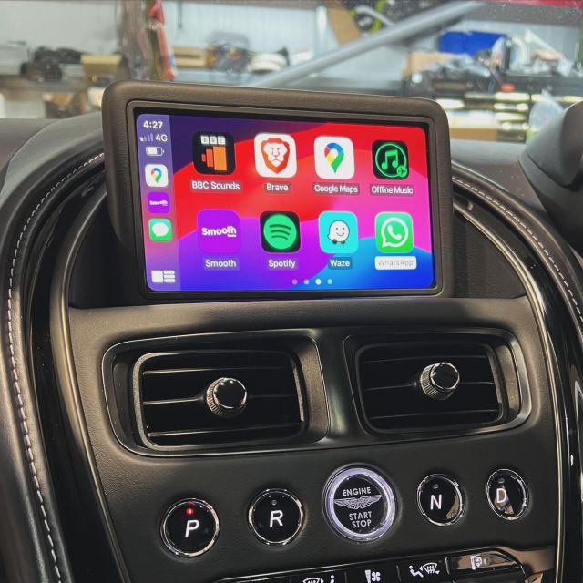 This Aston Martin DB11 is now right up to date with our Integrated Apple CarPlay kit.  Our customer is delighted!  #ServiceBeyondTheCall #AudioUpgrade #CarAudio #SatNav #DoubleDin #Professional #ProfessionalInstallation #VehicleElectronics #InCarEntertainment #ICE #CarStereo #CarAudioDealer #CarAudioInstallation #CarTechnology #CarPlay #AndroidAuto @integratedautomotiveuk